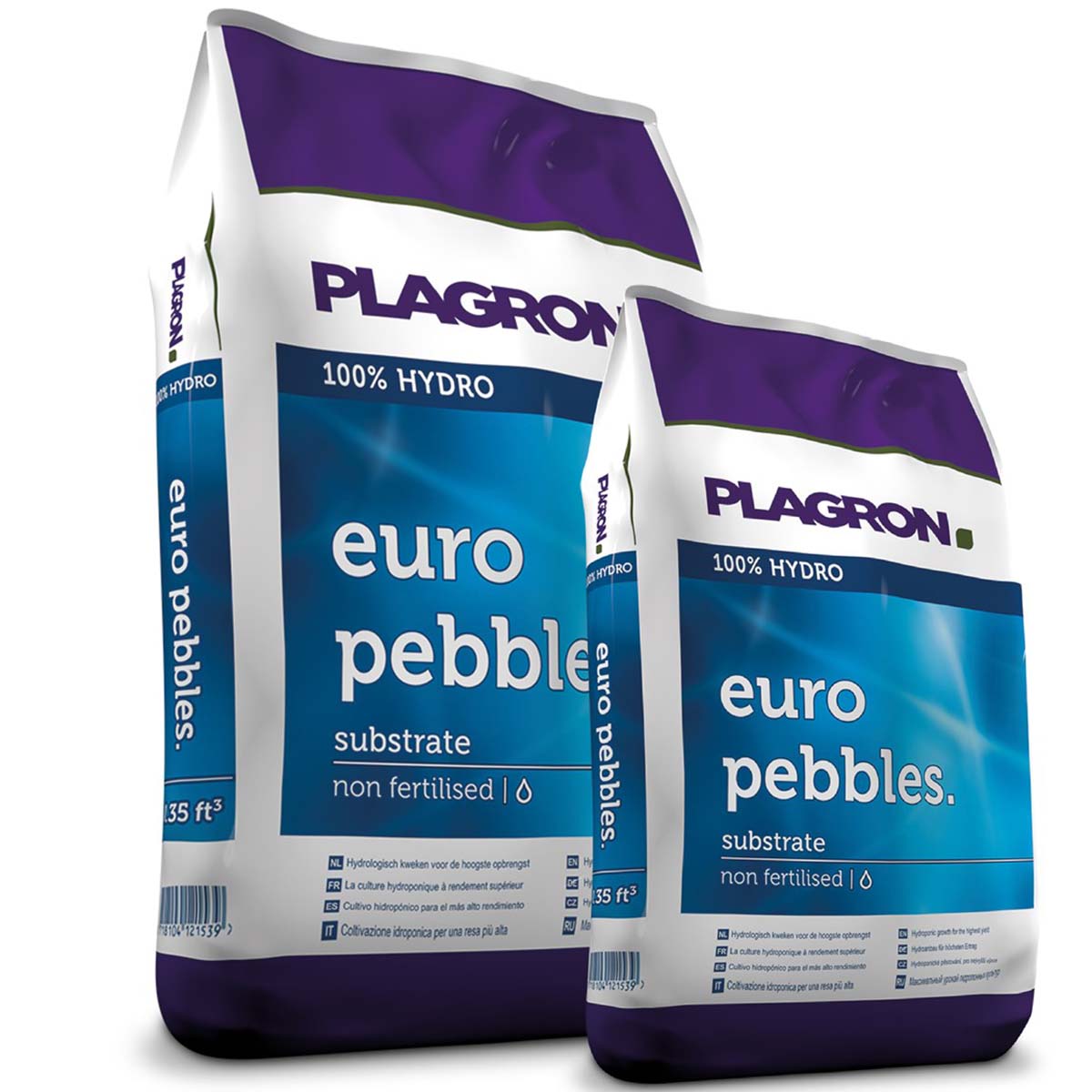 Plagron Euro Pebbles Granulés d'argile 10L, 45L 