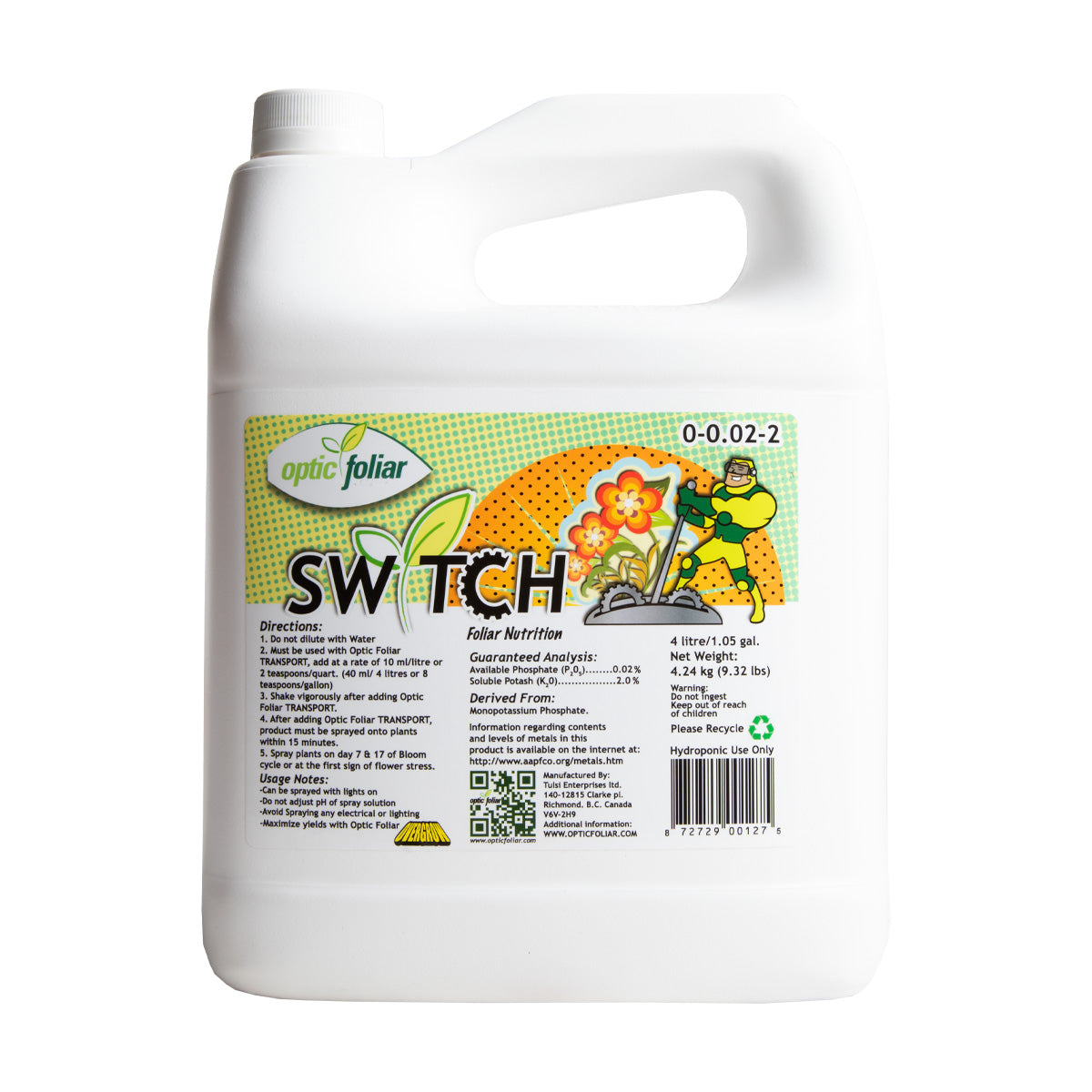 Optic Foliar Switch