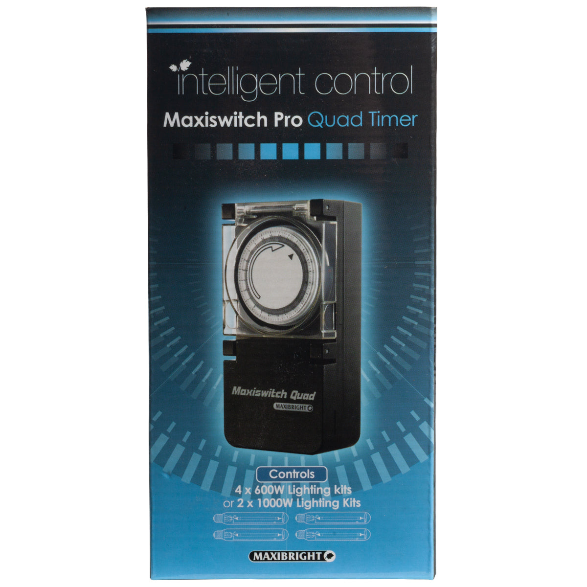 Maxibright Quad Timer - 4 x 600w